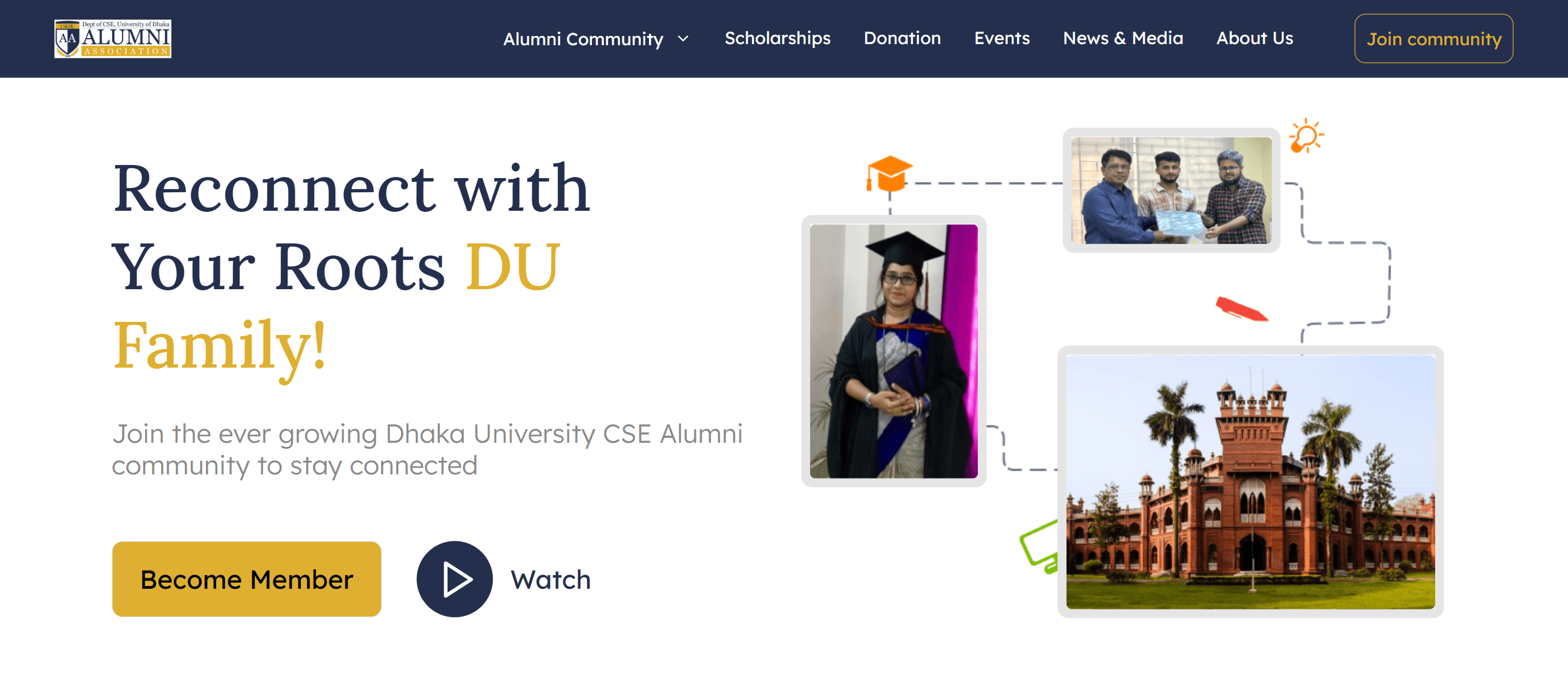 DU Alumni CSE Website